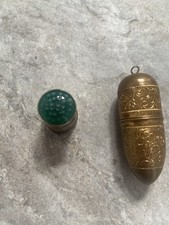 Two vintage thimbles for sale  ASHTON-UNDER-LYNE