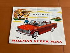 Hillman super minx for sale  MARKET HARBOROUGH