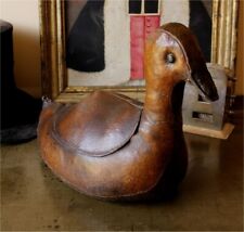 Vintage leather duck for sale  Shipping to Ireland