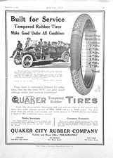 Pneus de borracha temperada 1915 Ad Quaker City Rubber Co Philadelphia PA comprar usado  Enviando para Brazil