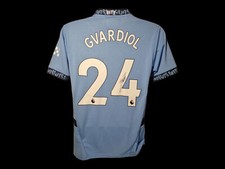 Camisa de futebol Josko Gvardiol oficial Manchester City 24/25 assinada certificado de autenticidade, usado comprar usado  Enviando para Brazil