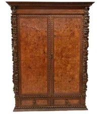 Antique armoire carved for sale  Austin
