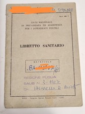 Libretto sanitario personale usato  Bari