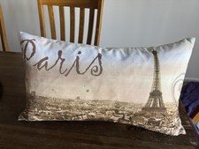 Travesseiro temático Paris decoração para casa torre Eiffel 24x12, usado comprar usado  Enviando para Brazil