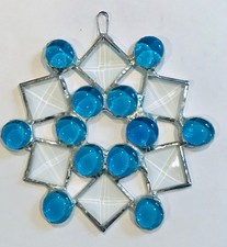 Stained glass snowflake for sale  Campton