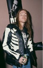 JAQUETA DE COURO GENUÍNA MASCULINA AXL ROSE GUNS N ROSES SKELETON JAQUETA DE COURO MOTOCICLISTA comprar usado  Enviando para Brazil