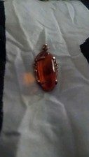 Amber coloured stone for sale  PRESTON
