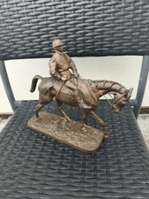 Sculpture bronze jockey d'occasion  Roanne