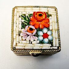 Vintage floral glass for sale  ENFIELD