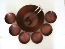 Mahogany salad bowl for sale  Cave Creek