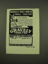 1949 gravely tractor for sale  Madison Heights
