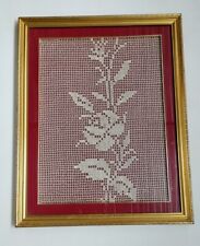 Quadro uncinetto filet usato  Palermo