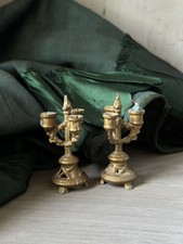 Paire chandeliers miniatures d'occasion  Saint-Sever