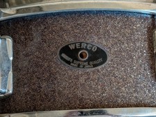 Tarola vintage 1960 Werco Blue Sparkle 6 lugares 5 x 14 com estojo Japão $49.95 comprar usado  Enviando para Brazil