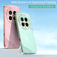 Capa estojo fina macia borda chapeamento à prova de choque luxo doces ultra luxuosa para vivo X200 comprar usado  Enviando para Brazil
