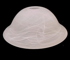 Candelabro ventilador de teto Bell Light Shade 9 5/8" branco redemoinho parede\ comprar usado  Enviando para Brazil