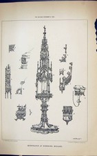 Old antique print for sale  UK