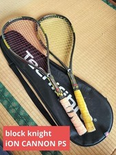 Raquetes de squash 2 peças com estojo e bola, usadas, laranja e amarelo, para iniciantes comprar usado  Enviando para Brazil