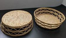 Vintage round woven for sale  ALVA