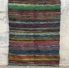 Tapetes indianos multi verde algodão tecido à mão tapete de área tapete decorativo tapete Chindi comprar usado  Enviando para Brazil
