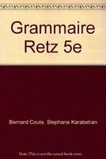 Grammaire retz bernard d'occasion  France