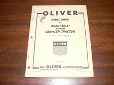 Vintage Original 1954 Oliver Livro de Peças para Modelo OC-6 Trator Esteira a Gasolina comprar usado Vintage Original 1954 Oliver Livro de Peças para Modelo OC-6 Trator Esteira a Gasolina comprar usado  Enviando para Brazil