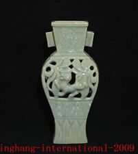 China Dynasty Ru forno porcelana requintado vaso de garrafa de grão de besta flor perfurada comprar usado  Enviando para Brazil