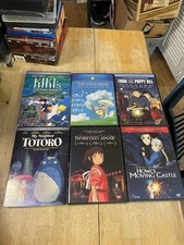 Studio Ghibli 6 DVD Lot My Neighbor Totoro Howl's Moving Castle Spirited Away comprar usado  Enviando para Brazil