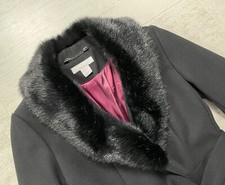 Wollmantel webpelz schwarz gebraucht kaufen  Kirchberg an der Jagst