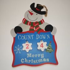 Snowman countdown christmas for sale  BRENTWOOD