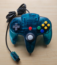 Controle NUS-005 Nintendo 64 N64 azul gelo com joystick efeito Hall 8BitDo comprar usado  Enviando para Brazil
