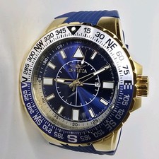 Relógio Invicta Aviator masculino ouro azul 52 mm 19270 comprar usado  Enviando para Brazil