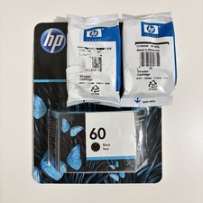 Cartuchos de tinta tricolor HP 60 genuínos 3 peças preto e 60XL validade 2019/2022, usado comprar usado Cartuchos de tinta tricolor HP 60 genuínos 3 peças preto e 60XL validade 2019/2022, usado comprar usado  Enviando para Brazil