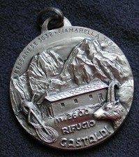 Medaglia montagna ski usato  Italia