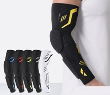 Brazalete de compresión con manga de brazo soporte para codo baloncesto deportes codera segunda mano  Embacar hacia Mexico