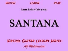 Aulas De Guitarra Personalizado, Aprenda Santana-Dvd Vídeo comprar usado  Enviando para Brazil