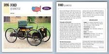 Ford quadricycle 1896 for sale  SLEAFORD