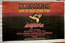 Scorpions Tour Dates 2024 Ad Love At First Sting Newspaper Advert Clipping 10x7” comprar usado  Enviando para Brazil