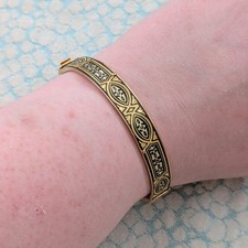 Damascene snap bracelet for sale  STOCKPORT