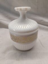 Tarro de Porcelana Y Friso Pintado Oro - H.14CM - Vintage comprar usado  Enviando para Brazil
