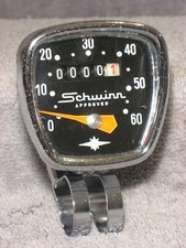 VINTAGE SCHWINN APROVADO BICICLETA CROMADA VELOCÍMETRO CABEÇA HURET BICICLETA SPEEDO comprar usado  Enviando para Brazil