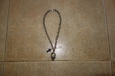 Collana metallo dsquared usato  Italia