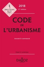 Code urbanisme 2018 d'occasion  France