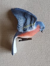 Usado, ORNAMENTO HALLMARK 1986 Bluebird Blue Bird clipe em porcelana pintada à mão  comprar usado  Enviando para Brazil