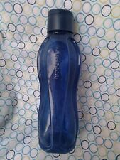 Garrafa de água Tupperware Eco 1 litro/34 oz. Tampa torcida grande 9153A 7180C azul, usado comprar usado  Enviando para Brazil