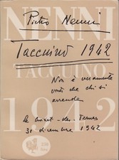 Pietro nenni taccuino usato  Vigevano