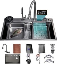 Waterfall kitchen sink for sale  BIRMINGHAM