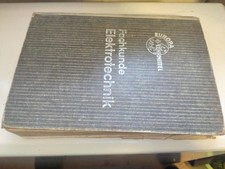 Fachkunde elektrotechnik 1964 gebraucht kaufen  Eitelborn, Arzbach, Simmern