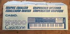 Usado, Casio Casiotone MT-100 teclado eletrônico sintetizador de piano equalizador na caixa comprar usado  Enviando para Brazil