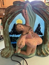 LÂMPADA vintage LADY Dancer MCM meados do século TV vaidade luz retrô giz antiga comprar usado  Enviando para Brazil